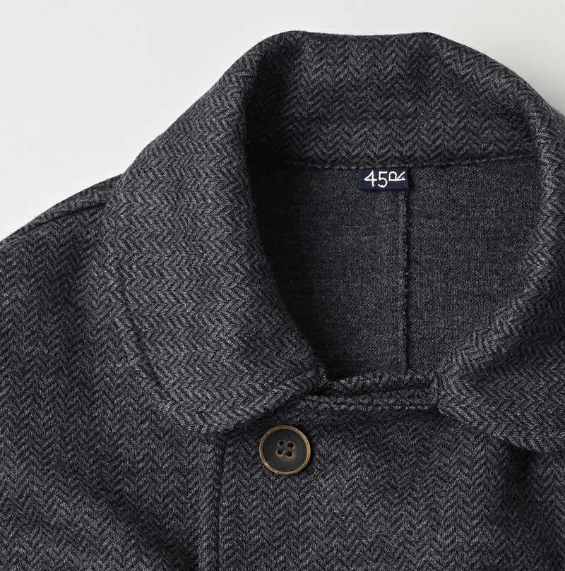 45R Herringbone Jersey Flannel Annie W-jacket