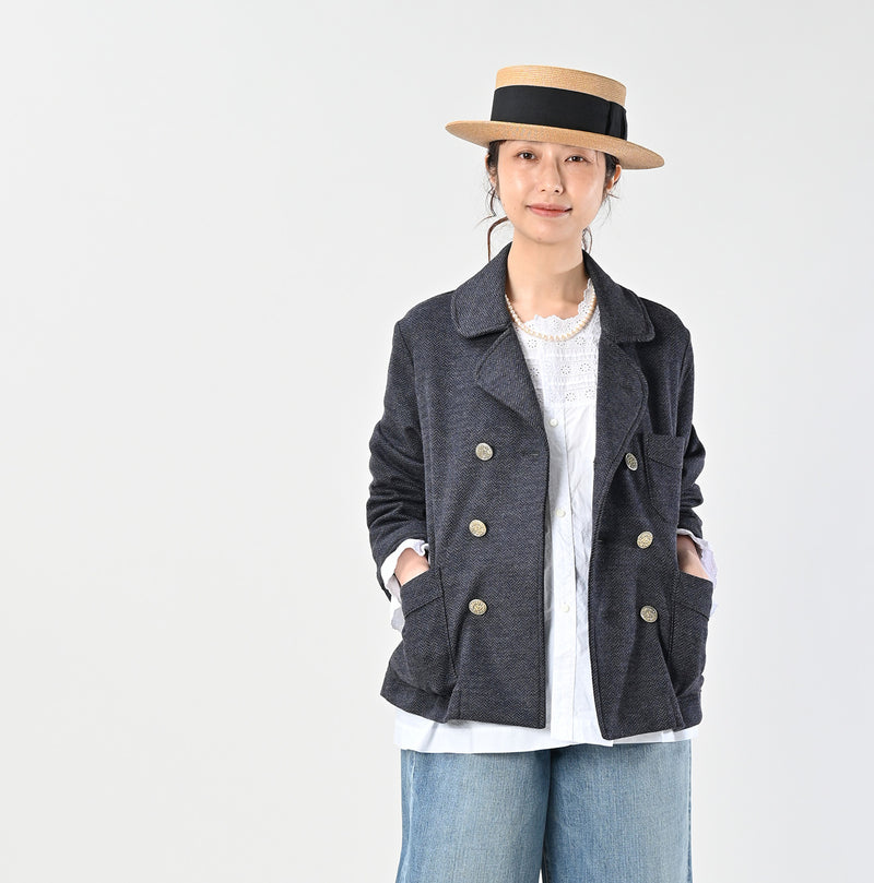 45R Herringbone Jersey Flannel Annie W-jacket