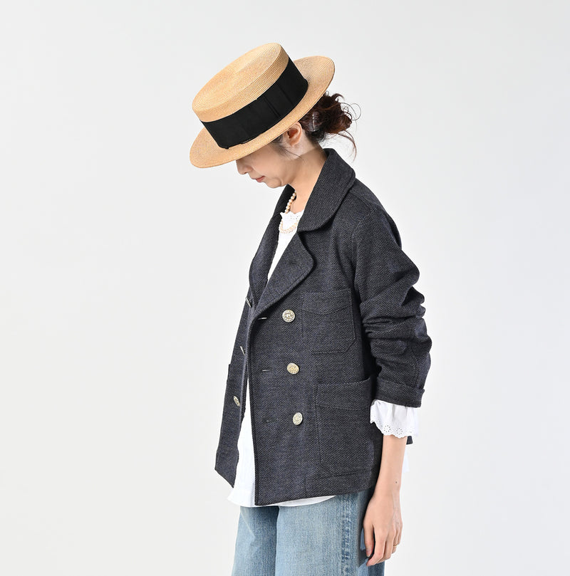 45R Herringbone Jersey Flannel Annie W-jacket