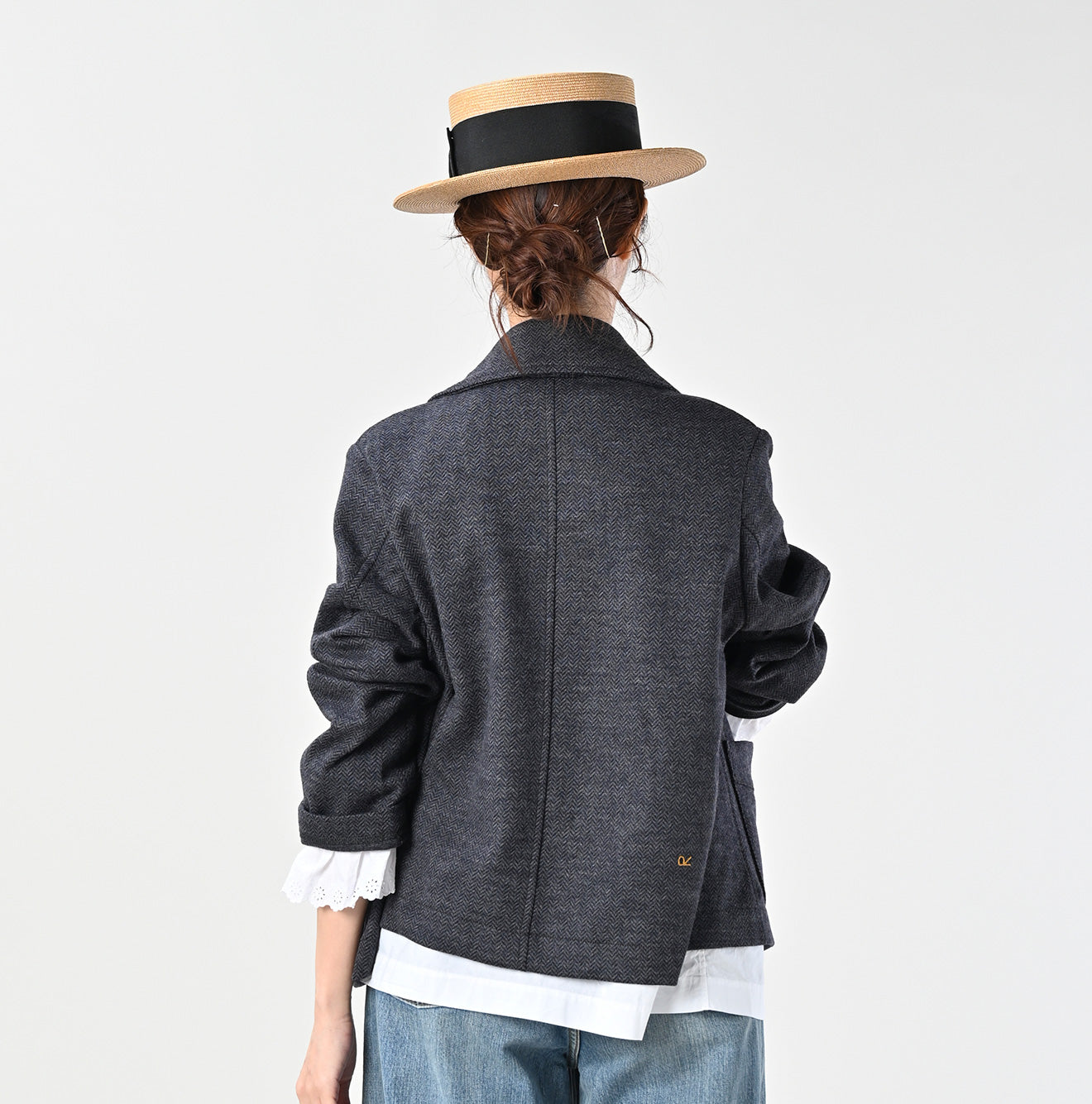 45R Herringbone Jersey Flannel Annie W-jacket