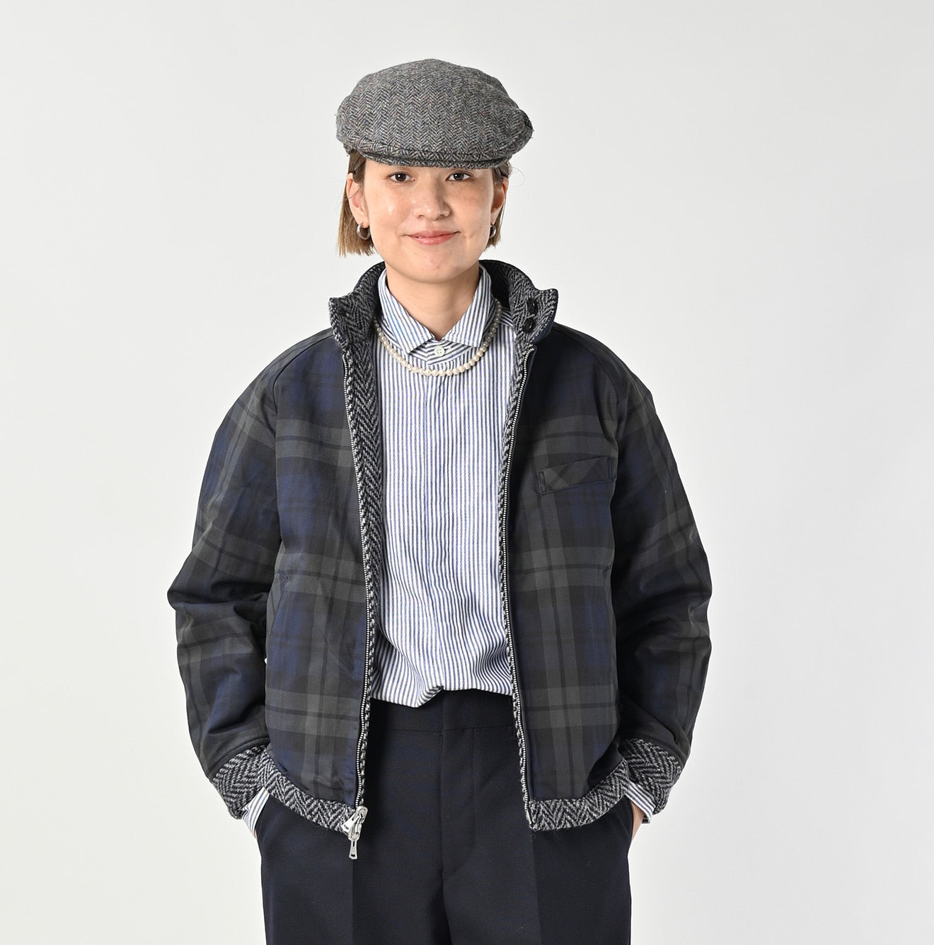 45R Donegal Tweed 908 Swing Top