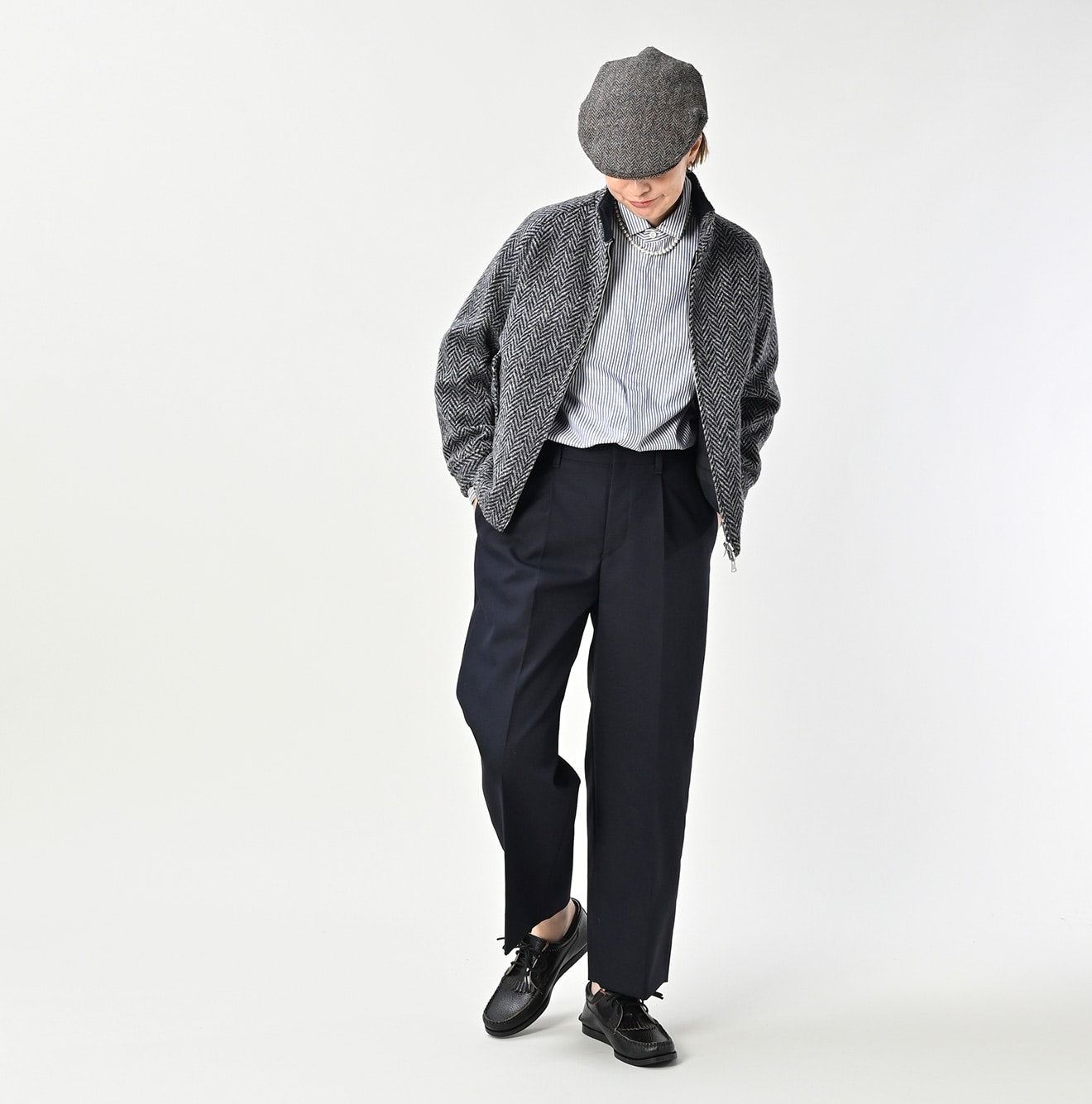 45R Donegal Tweed 908 Swing Top
