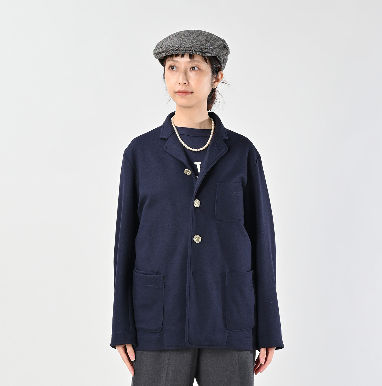 45R Jersey Flannel 908 Cardigan Jacket
