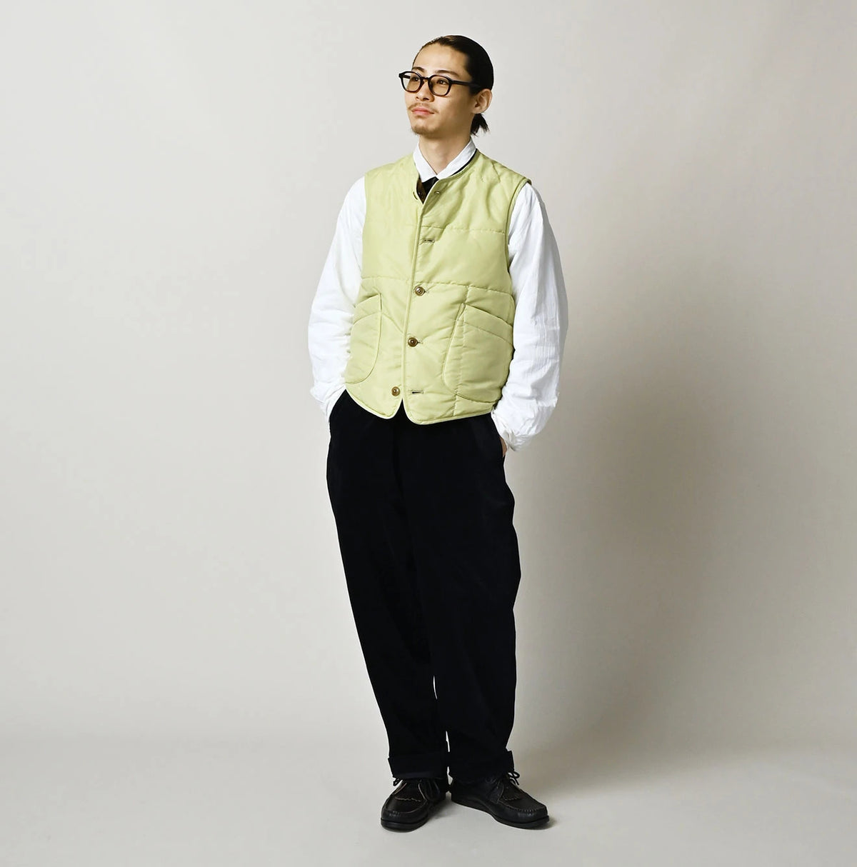 45R Nylon Quilt 908 Crew Vest