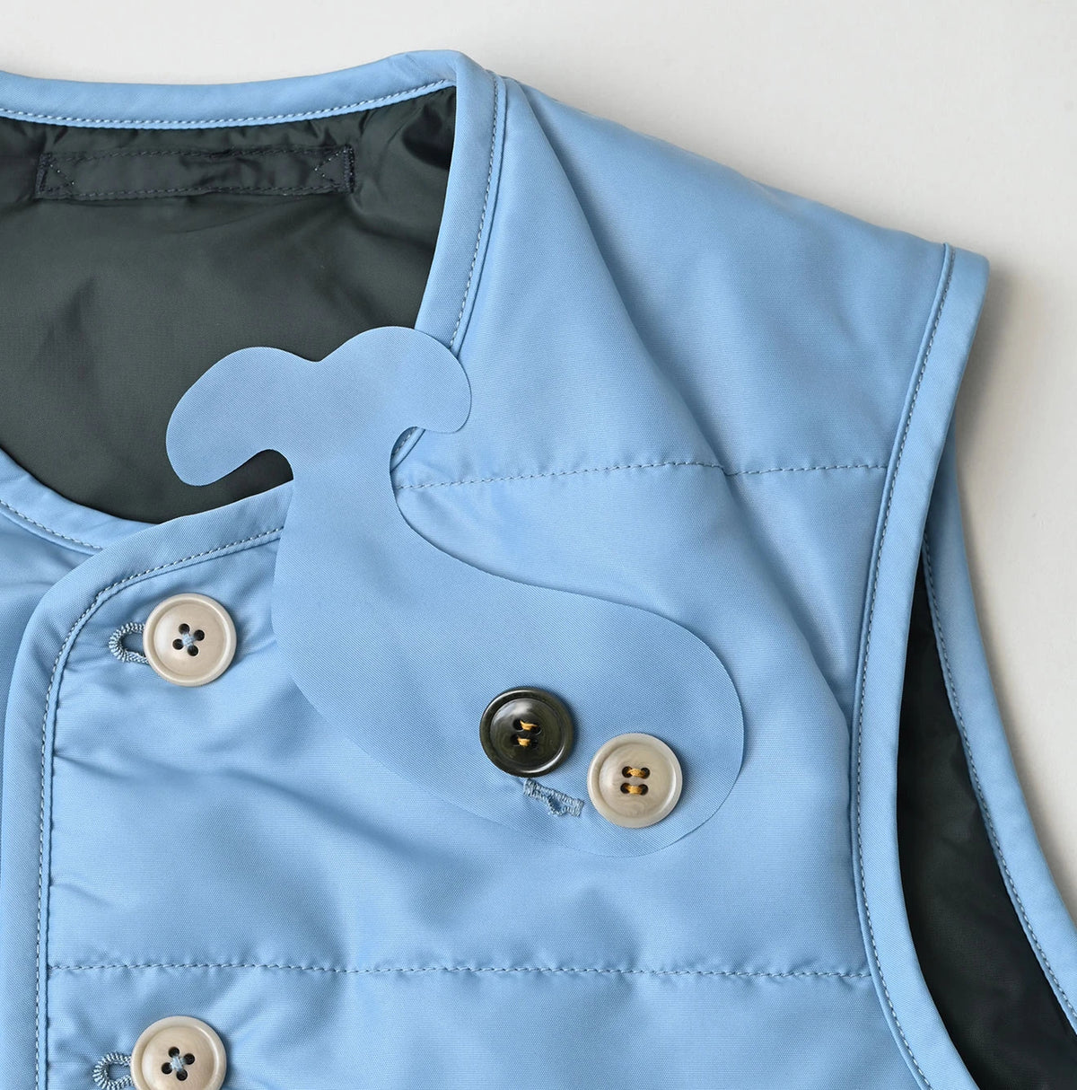 45R Nylon Quilt 908 Crew Vest