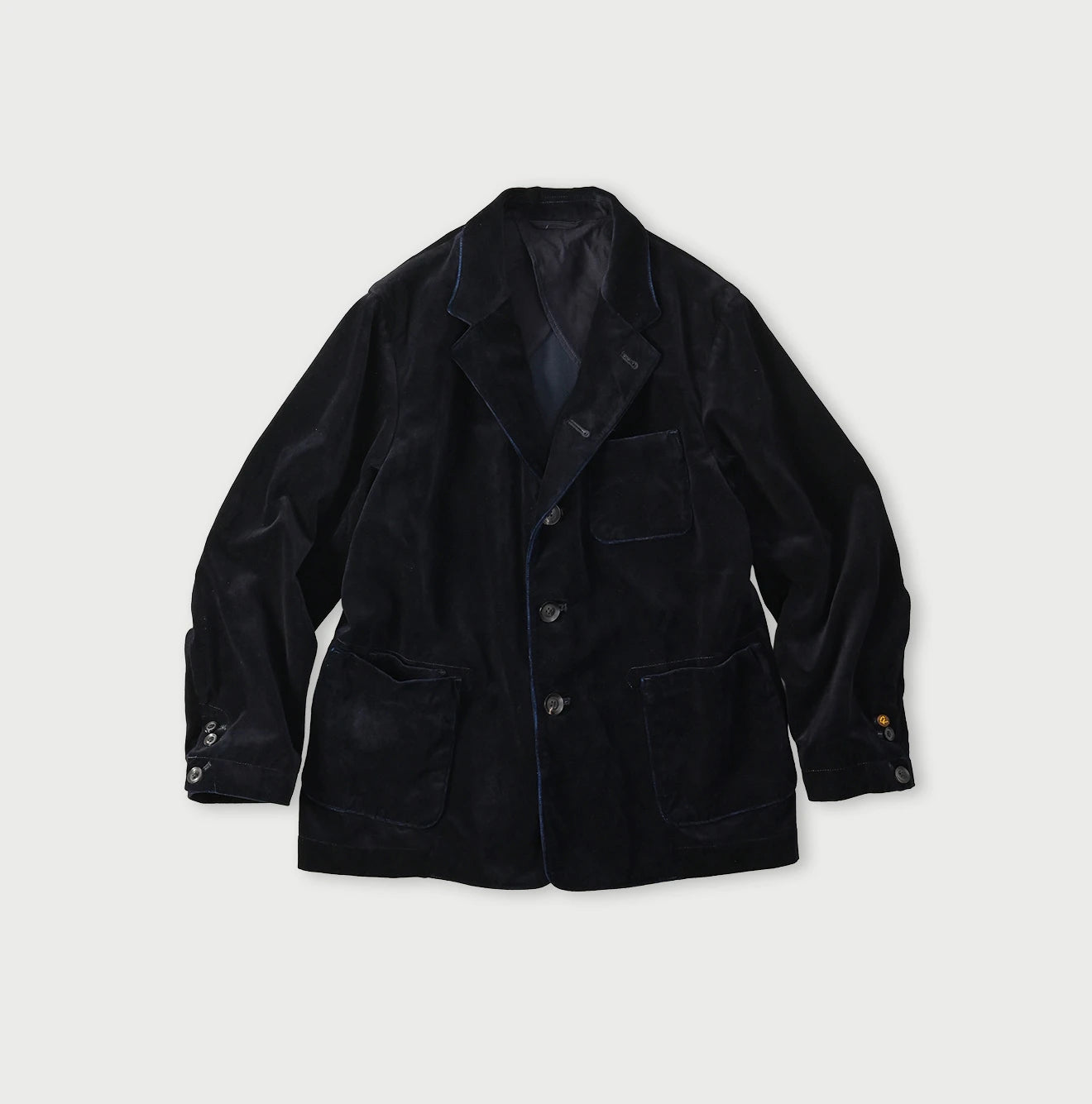 45R Indigo Velvet 908 Jacket Cardigan - Image 1