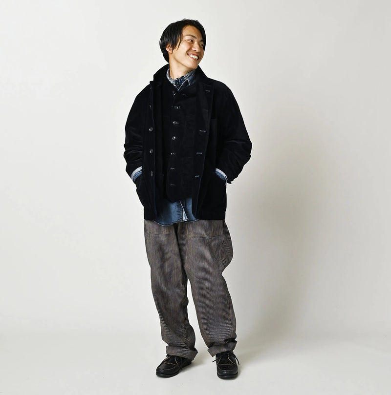 45R Indigo Velvet 908 Jacket Cardigan - Image 4