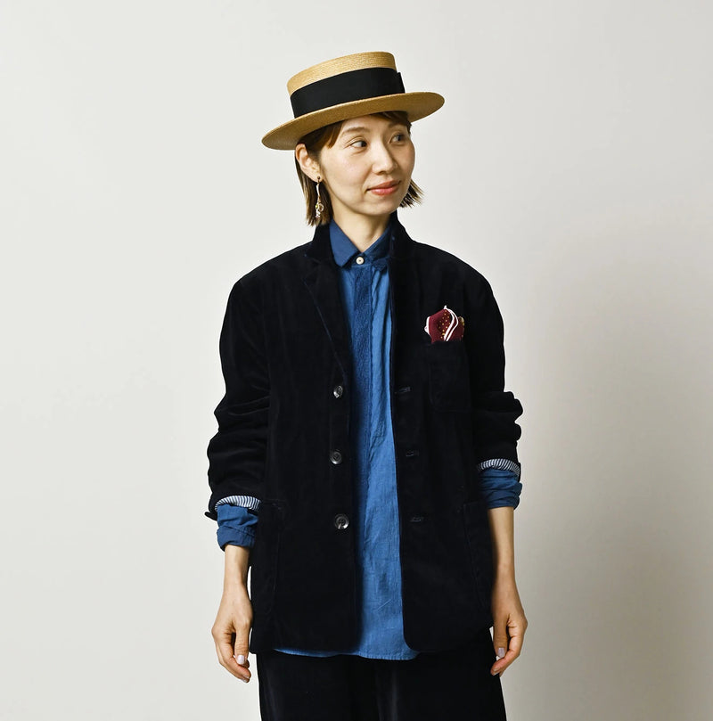 45R Indigo Velvet 908 Jacket Cardigan - Image 9