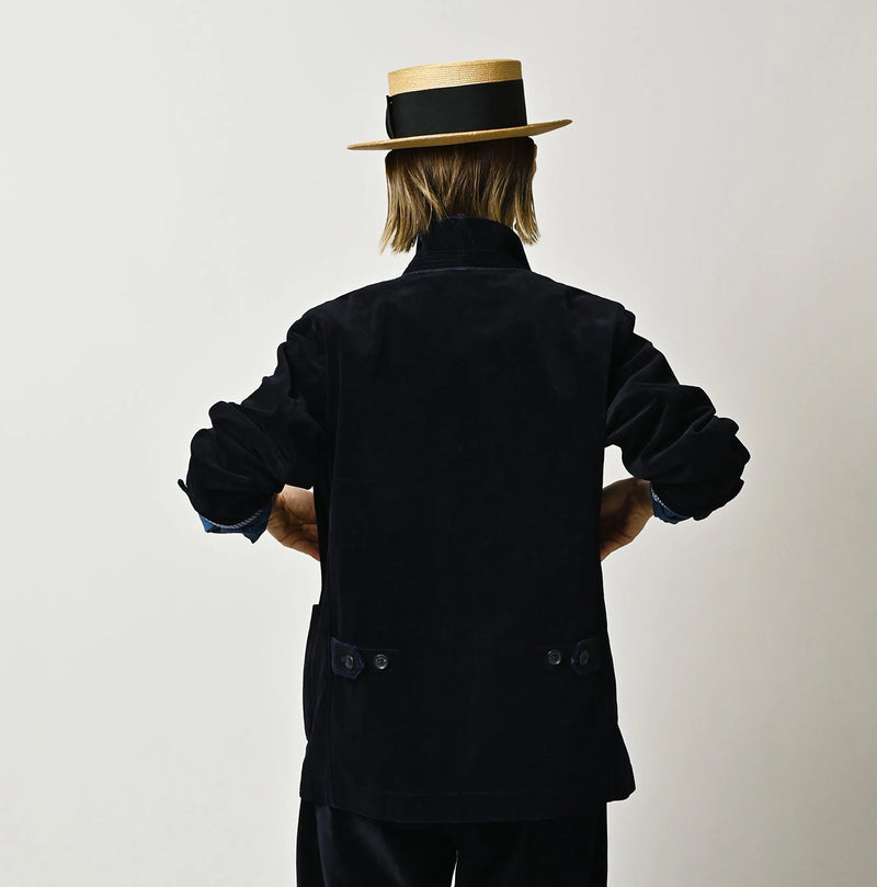 45R Indigo Velvet 908 Jacket Cardigan - Image 11