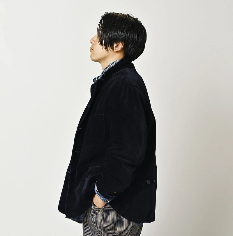 45R Indigo Velvet 908 Jacket Cardigan - Image 7