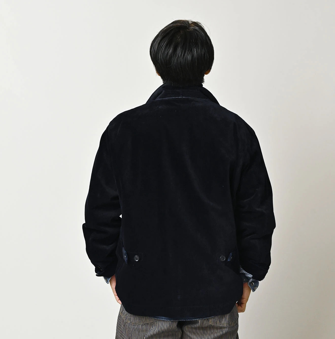 45R Indigo Velvet 908 Jacket Cardigan - Image 8