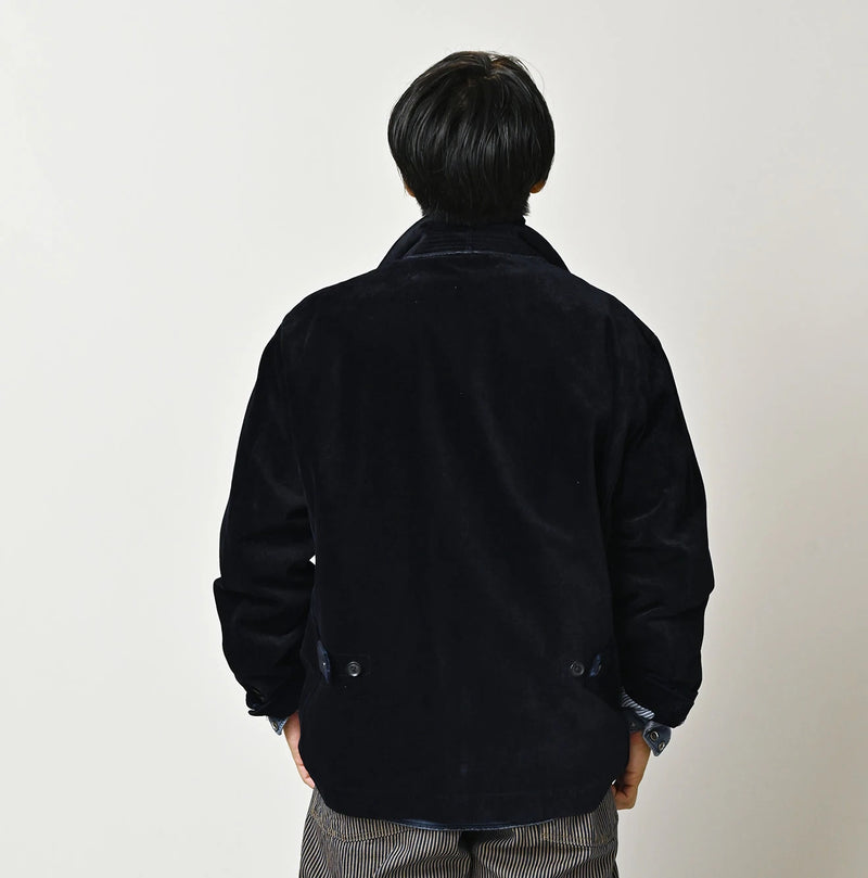45R Indigo Velvet 908 Jacket Cardigan - Image 8