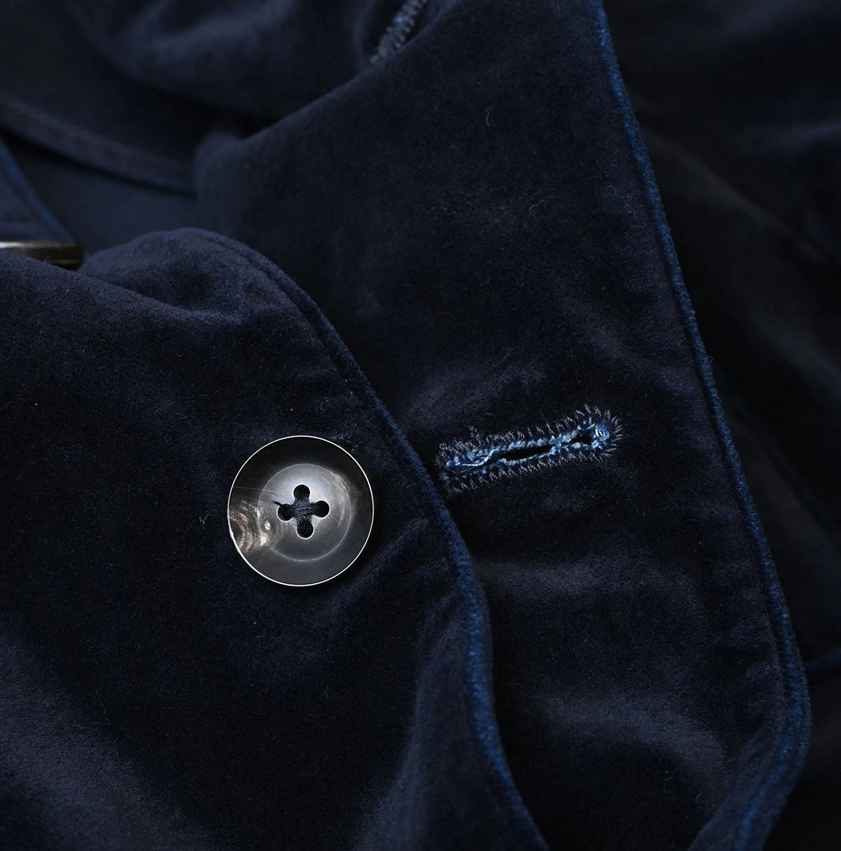 45R Indigo Velvet 908 Jacket Cardigan