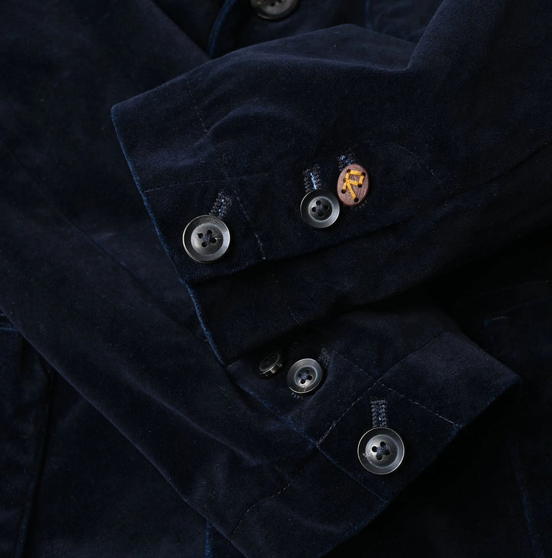 45R Indigo Velvet 908 Jacket Cardigan - Image 24