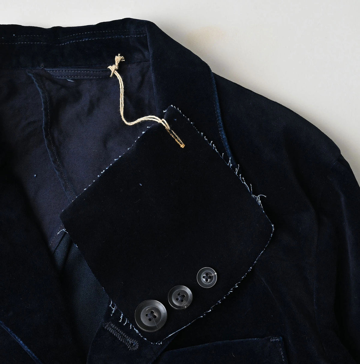 45R Indigo Velvet 908 Jacket Cardigan