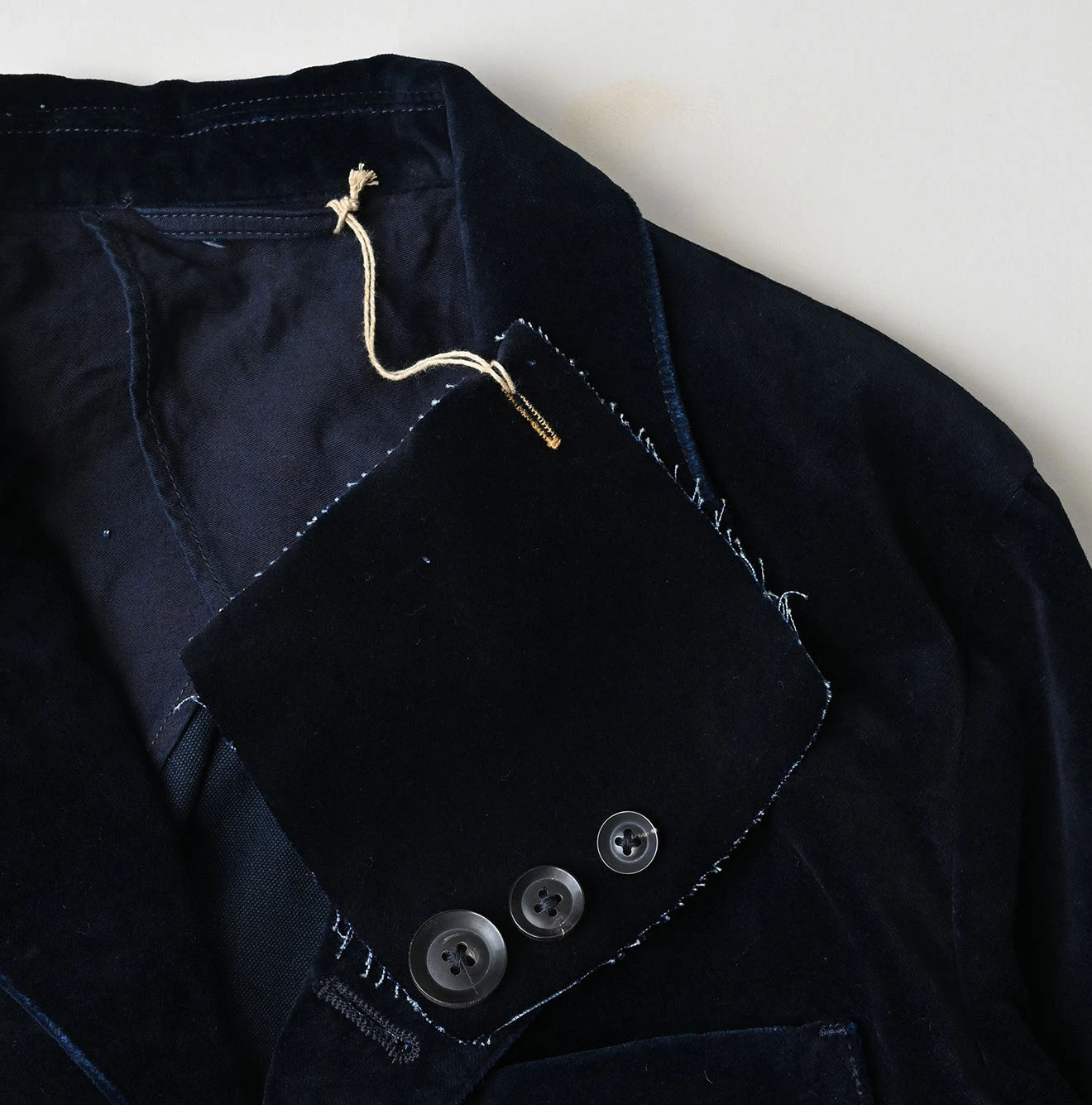 45R Indigo Velvet 908 Jacket Cardigan