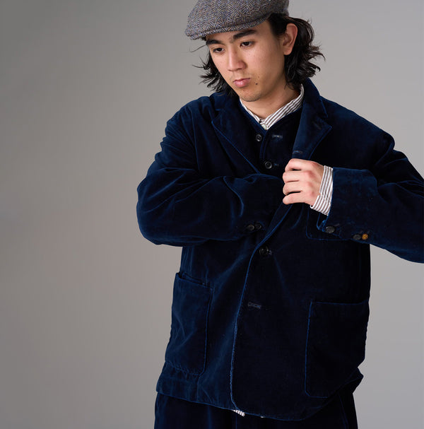 Indigo Velvet 908 Jacket Cardigan