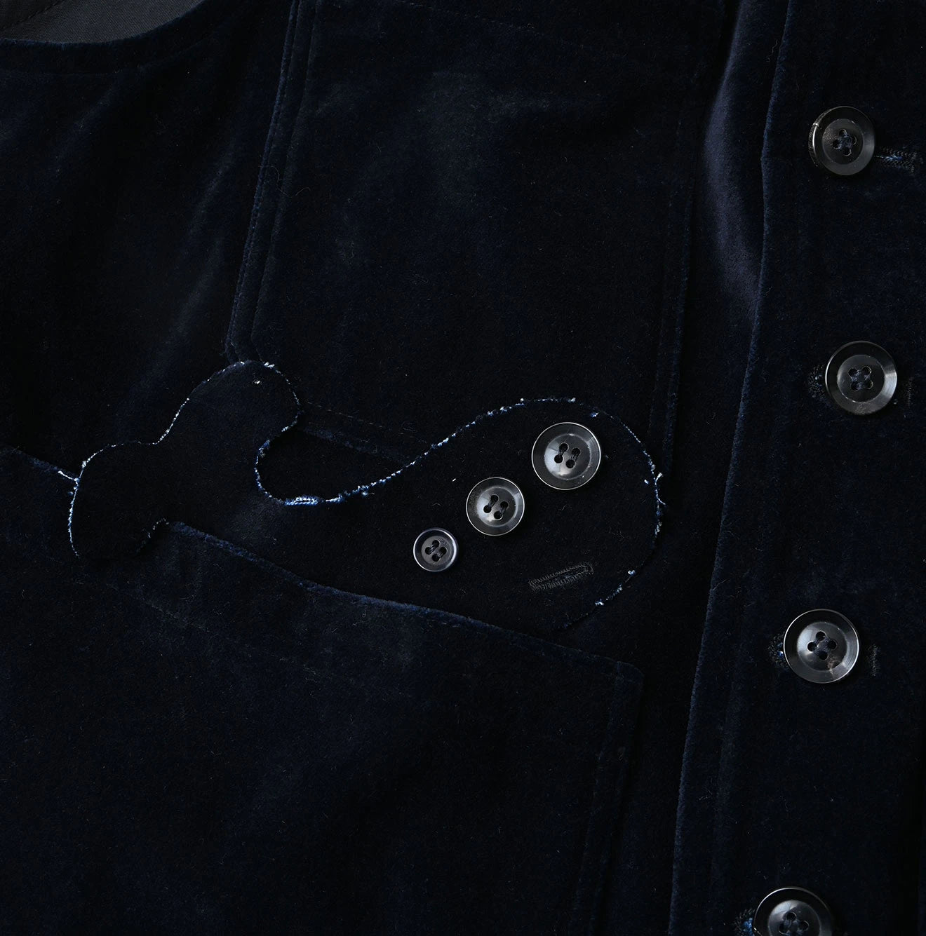 45R Indigo Velvet 908 Work Vest