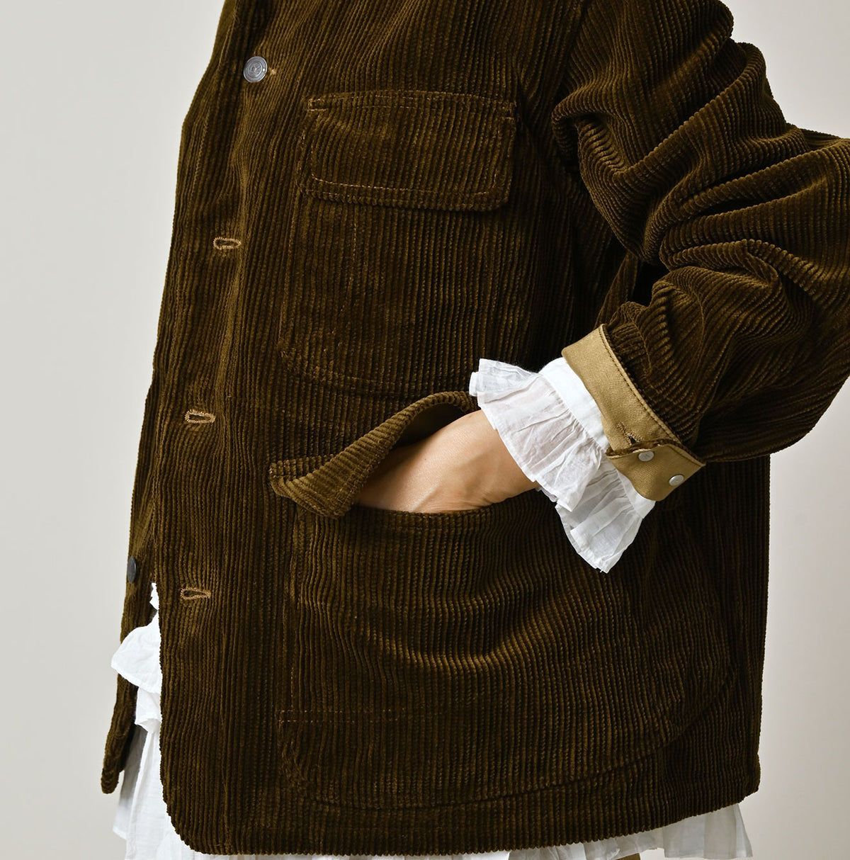 45R Selvage Corduroy 908 Yama Coverall