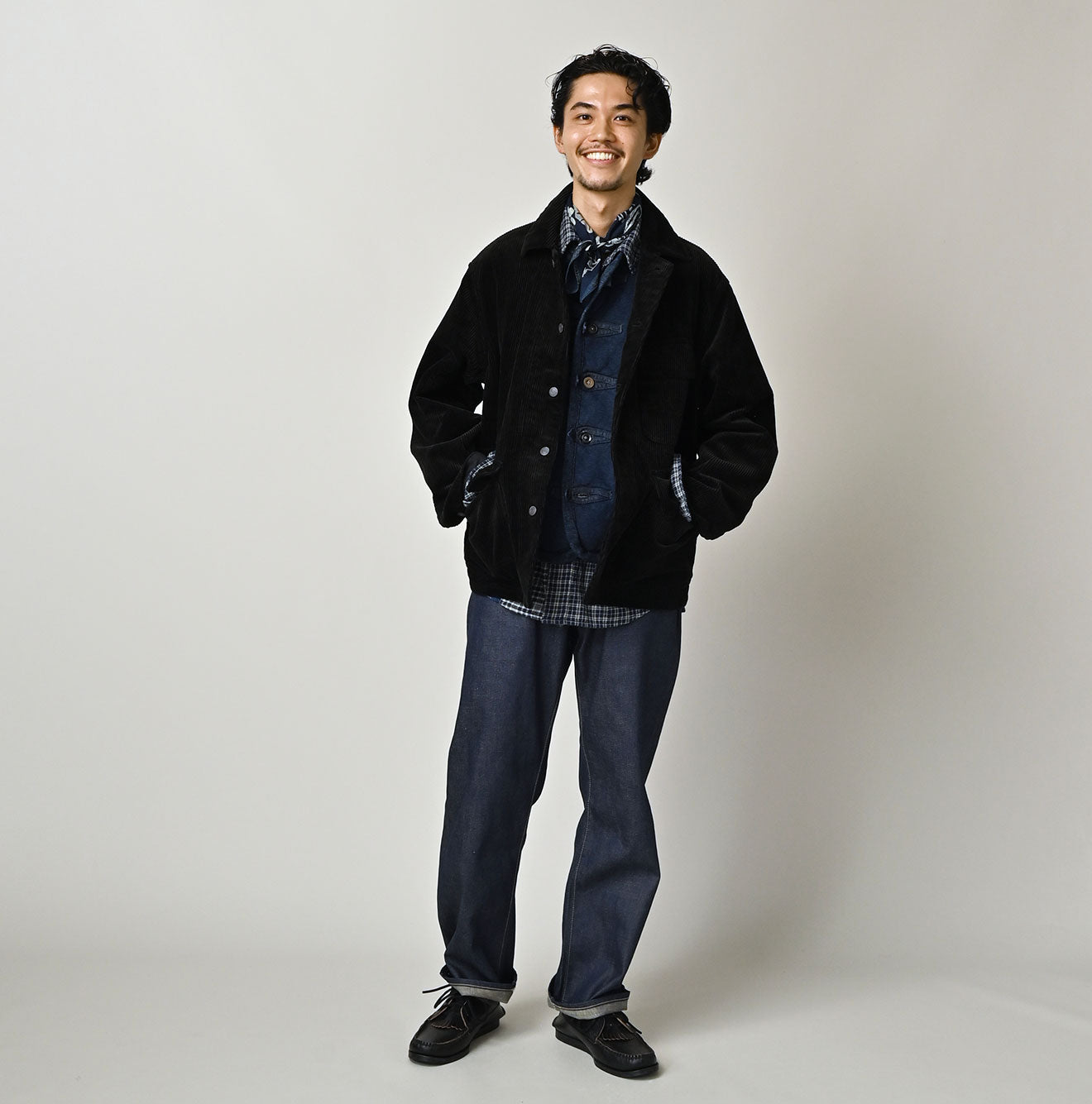 45R Selvage Corduroy 908 Yama Coverall - Image 4