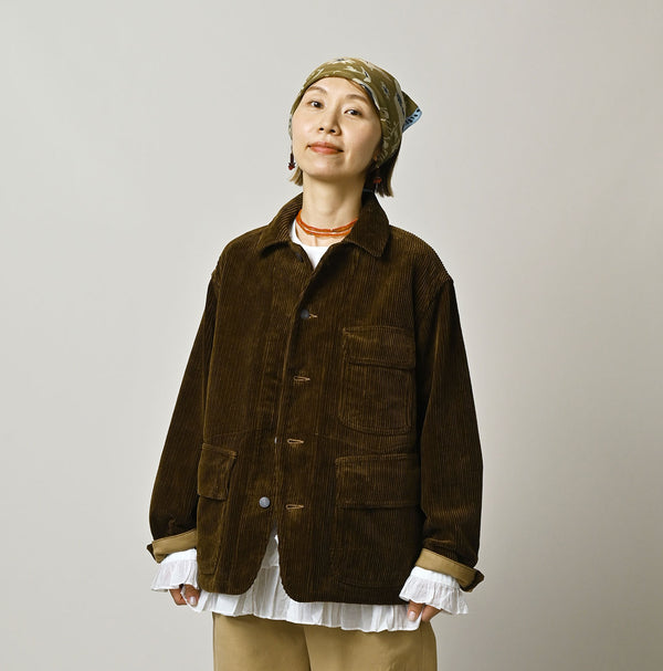 45R Selvage Corduroy 908 Yama Coverall