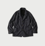 Indigo Cotton Tweed 908 Jacket Cardigan