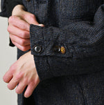 45R Indigo Cotton Tweed 908 Jacket Cardigan