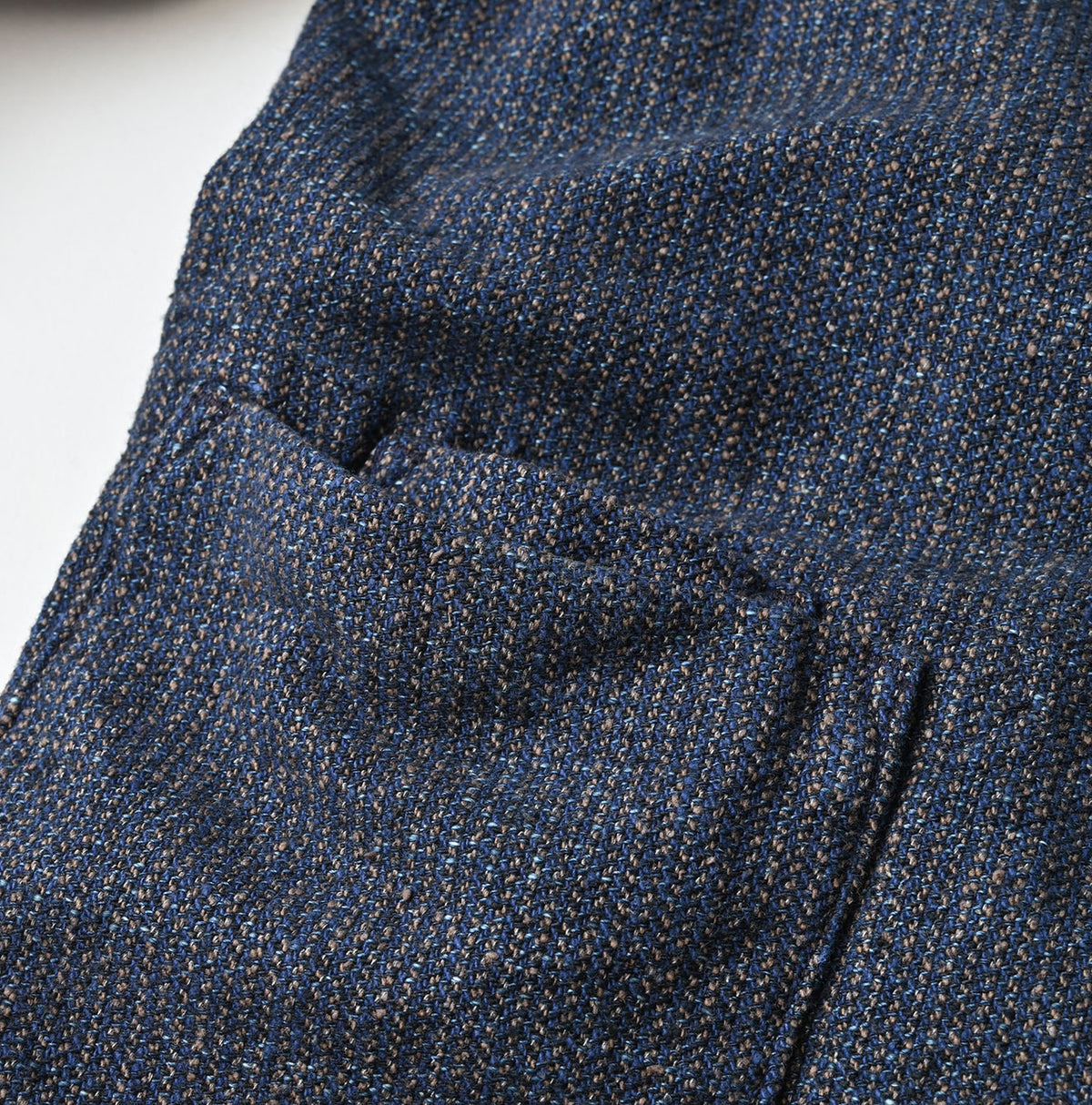 45R Indigo Cotton Tweed 908 Jacket Cardigan
