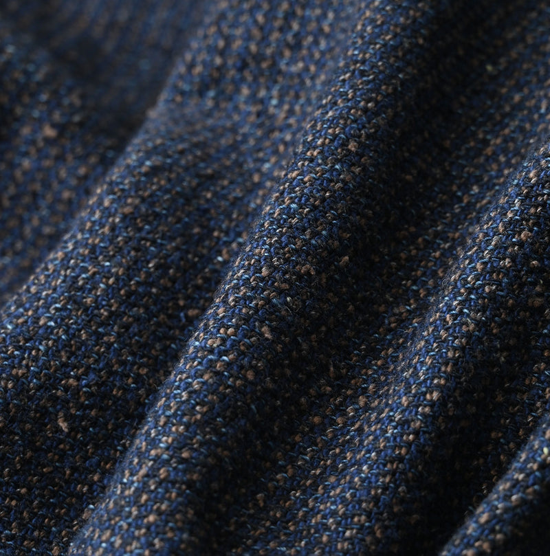 45R Indigo Cotton Tweed 908 Jacket Cardigan - Image 25