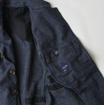 45R Indigo Cotton Tweed 908 Jacket Cardigan