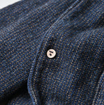 45R Indigo Cotton Tweed 908 Jacket Cardigan