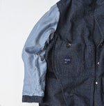 45R Indigo Cotton Tweed 908 Jacket Cardigan