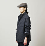 45R Indigo Cotton Tweed 908 Jacket Cardigan
