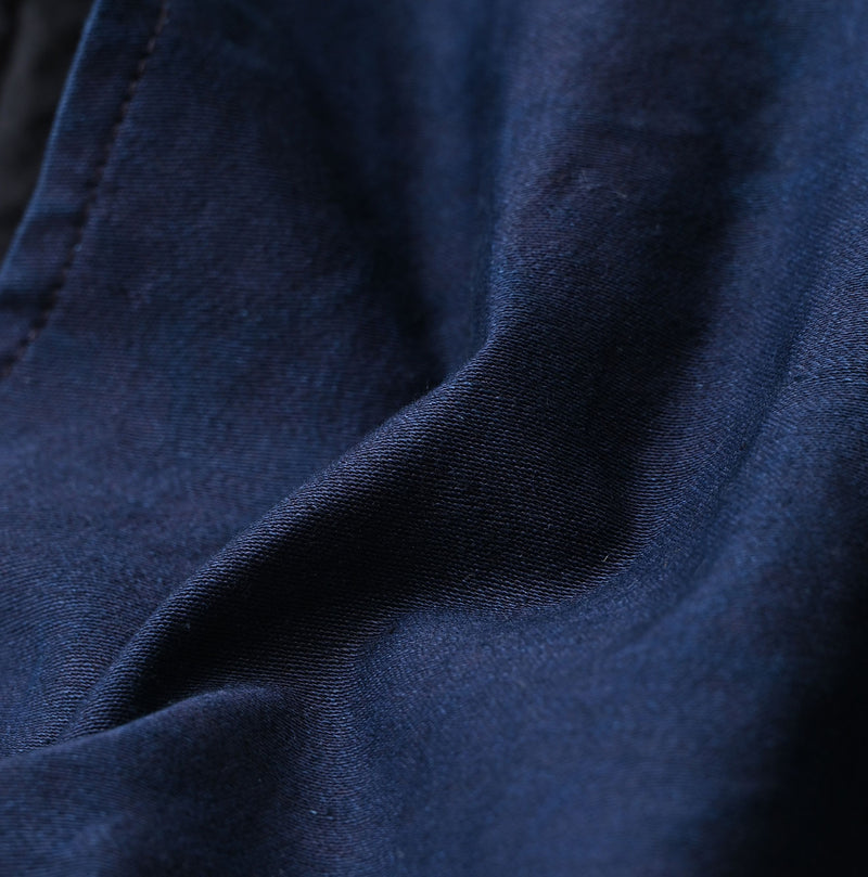 45R Indigo Cotton Tweed 908 Miyuki Vest - Image 19