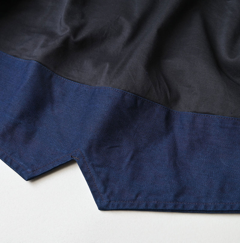 45R Indigo Cotton Tweed 908 Miyuki Vest - Image 23