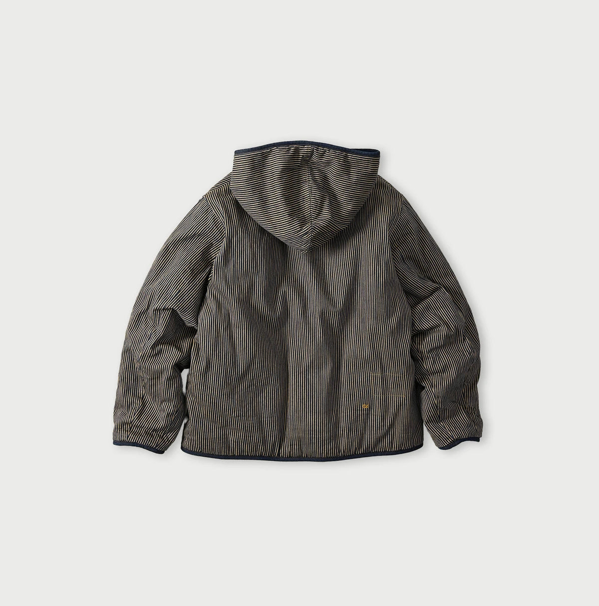 45R Light Mont Brown Denim Quilt 908 Hood Blouson Nou