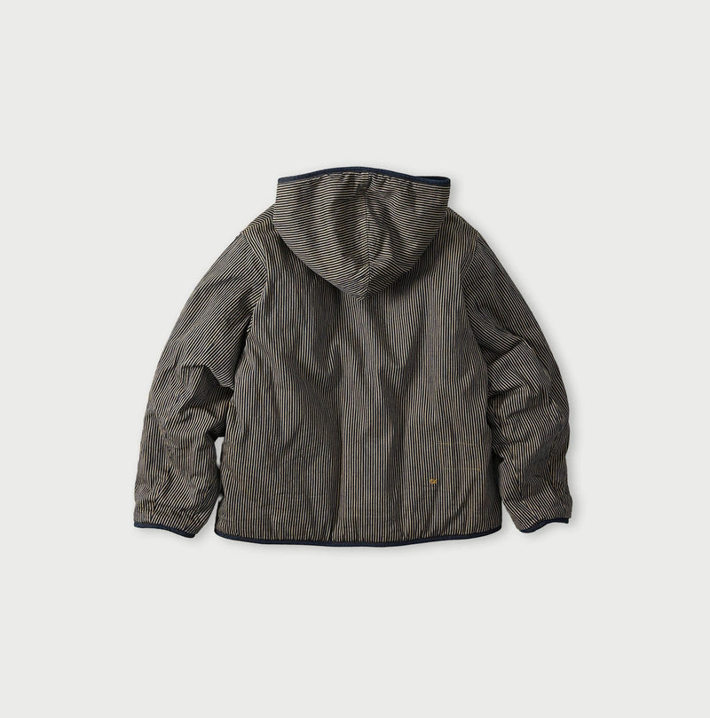 45R Light Mont Brown Denim Quilt 908 Hood Blouson Nou - Image 20