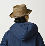 45R Light Mont Brown Denim Quilt 908 Hood Blouson Nou