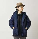 45R Light Mont Brown Denim Quilt 908 Hood Blouson Nou