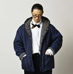 45R Light Mont Brown Denim Quilt 908 Hood Blouson Nou