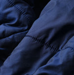 45R Light Mont Brown Denim Quilt 908 Hood Blouson Nou
