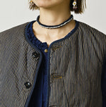 45R Light Mont Brown Denim Quilt 908 Crew Vest Nou