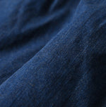 45R Light Mont Brown Denim Quilt 908 Crew Vest Nou