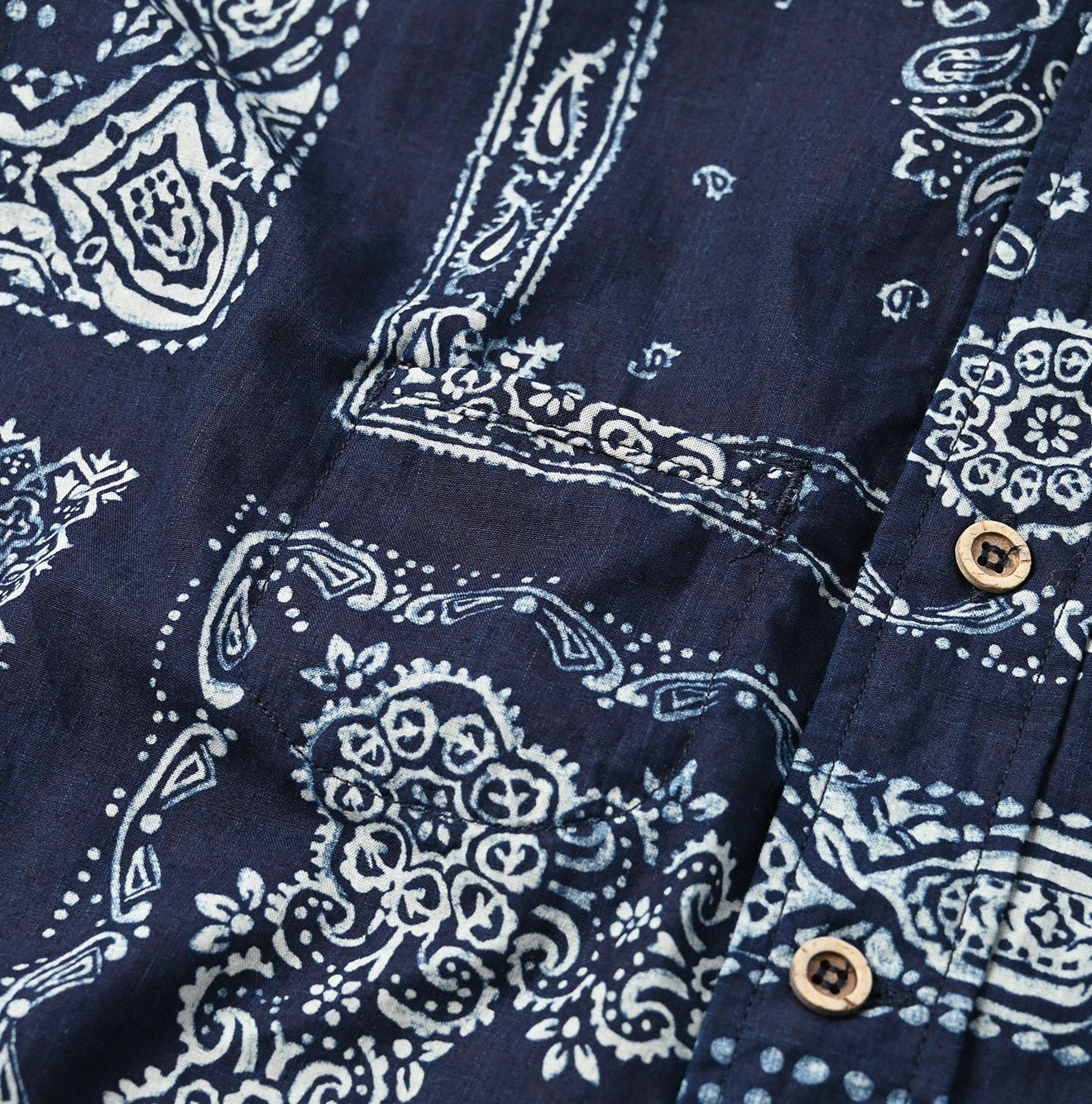 Indigo 908 Bandana Mix Ocean Shirt (Size 3) - 45R by 45rpm studio