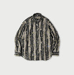 Khadi Saponaria Flower 908 Ocean Petit-collar Shirt - 45R by 45rpm studio