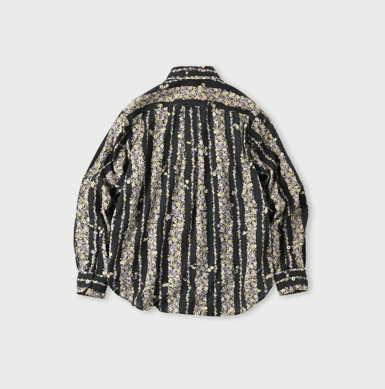 Khadi Saponaria Flower 908 Ocean Petit-collar Shirt - 45R by 45rpm studio - Image 2