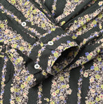 Khadi Saponaria Flower 908 Ocean Petit-collar Shirt - 45R by 45rpm studio