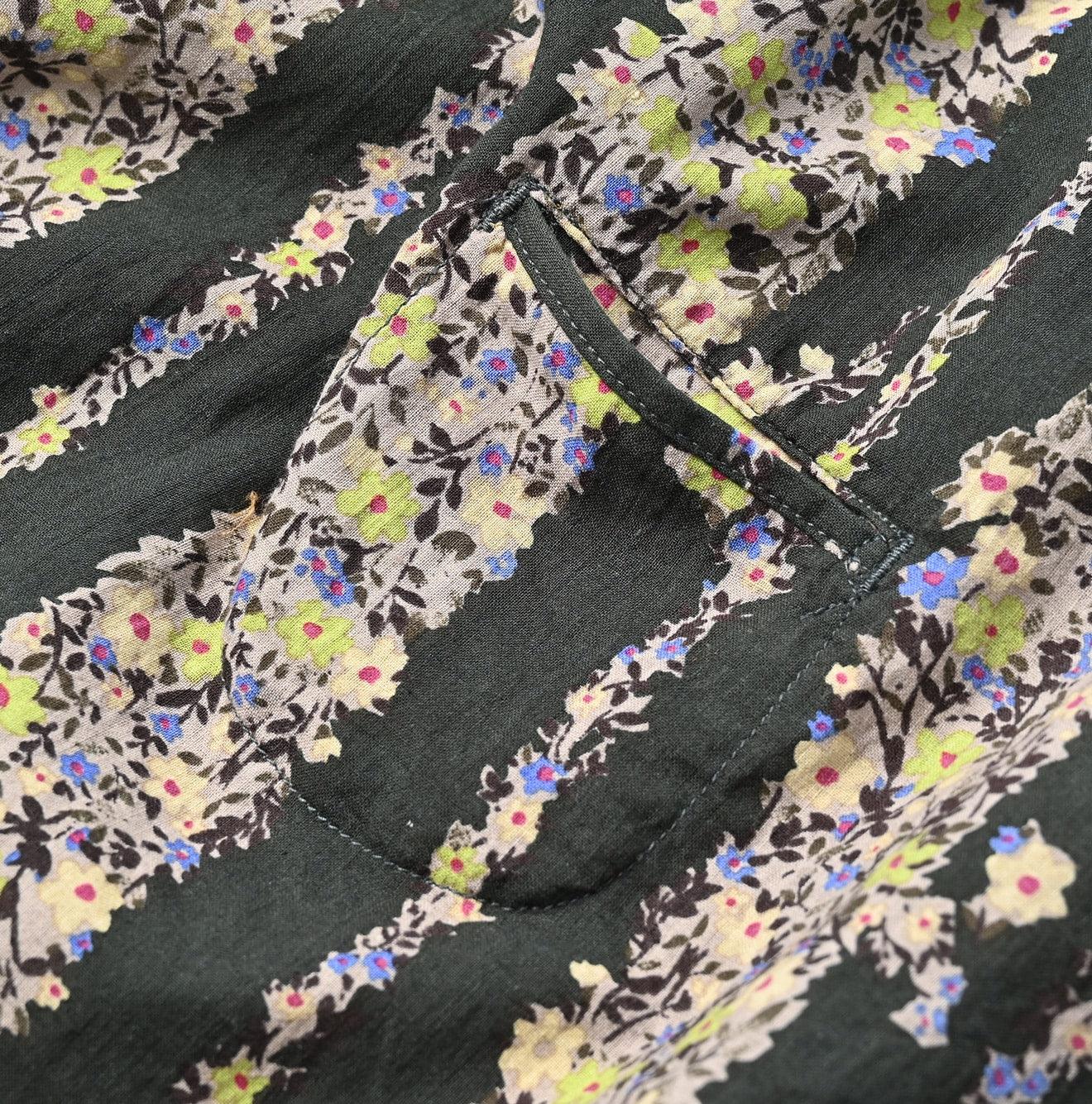 Khadi Saponaria Flower 908 Ocean Petit-collar Shirt - 45R by 45rpm studio - Image 14