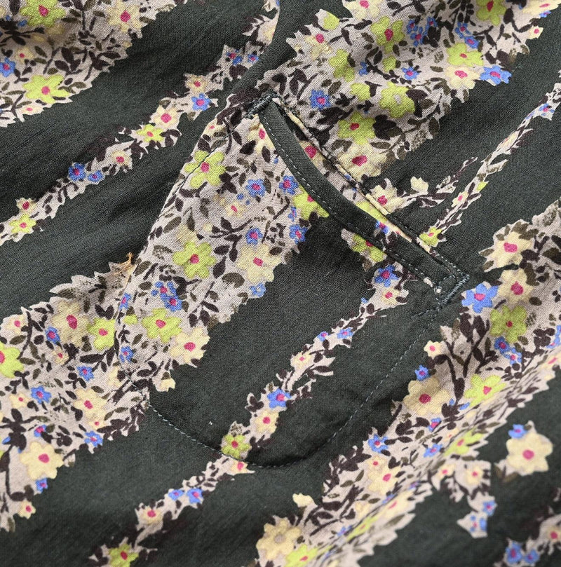 Khadi Saponaria Flower 908 Ocean Petit-collar Shirt - 45R by 45rpm studio - Image 14