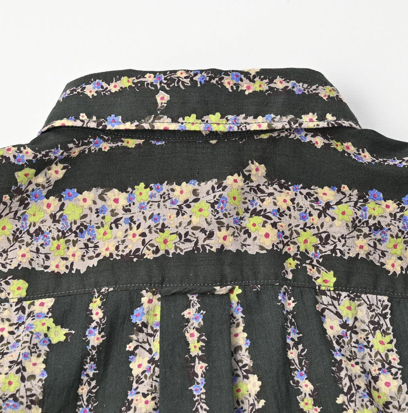 Khadi Saponaria Flower 908 Ocean Petit-collar Shirt - 45R by 45rpm studio - Image 16